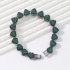 Bracelet wholesale diamond heart Hip hop style