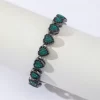 Bracelet wholesale diamond heart Hip hop style / 0000231