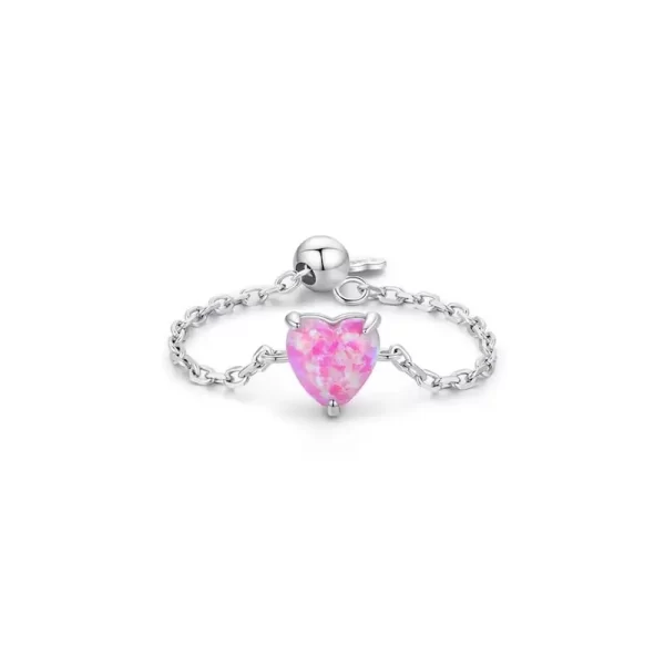 Chain pink love ring wholesale