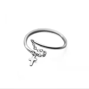 Cross chain pendant Wholesale shaped ring