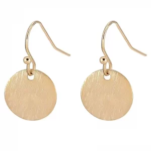 Jewelry wholesale simple disc earrings