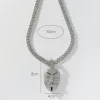 Necklace pendant jewelry wholesale heavy hip hop style / 0000237-C