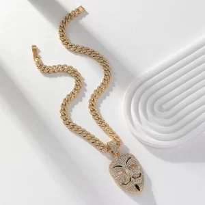 Necklace pendant wholesale hip hop mask