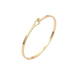Simple bracelet with gold bangle