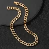 Wholesale jewelry full of diamond Cuban chain gold necklaces