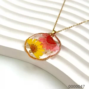 Necklaces-wholesale-handmade-dried-flower-pendants-for-women