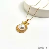 Pearl necklace wholesale vintage gold plated suit / 0000014
