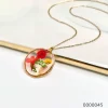 Wholesale-dried-flower-pendant-necklaces