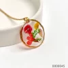 Wholesale dried flower pendant necklaces / 0000045