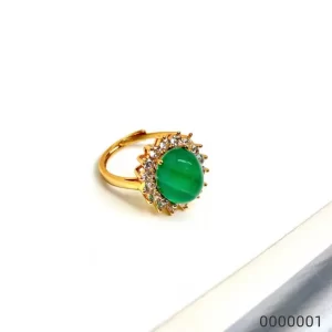 Wholesale-gold-plated-jewelry-vintage-emerald-rings
