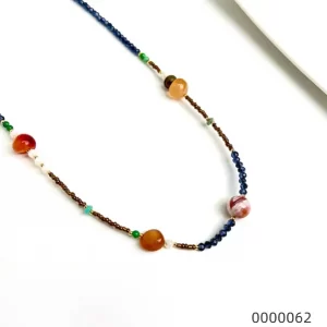 Wholesale natural stone beaded vintage necklace jewelry