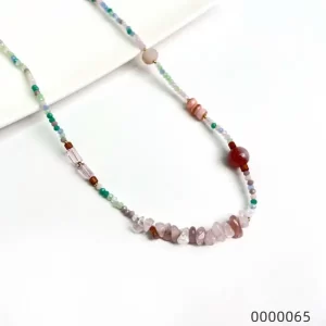 Wholesale natural stone beaded vintage necklace jewelry