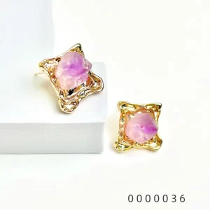Wholesale-vintage-natural-stone-earrings