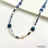 Wholesale vintage natural stone stacked necklace / 0000066