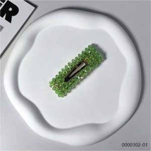 big square simple stylish green pearl wholesale hairpin
