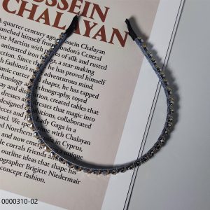 Wholesale vintage headwear crystal hairband / 0000310-02