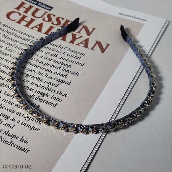wholesale vintage headwear crystal hairband a Wholesale vintage headwear crystal hairband / 0000310-02