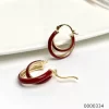 Autumn and winter accessories wholesale double hoop earrings / 0000334