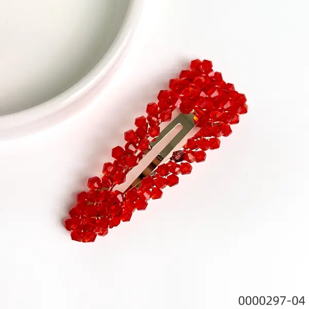 big-simple-stylish-red-crystal-wholesale-hairpin--B Big simple stylish red crystal wholesale hairpin / 0000297-04