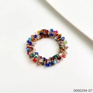 colorful-wholesale-stylish-crystal-scrunchie