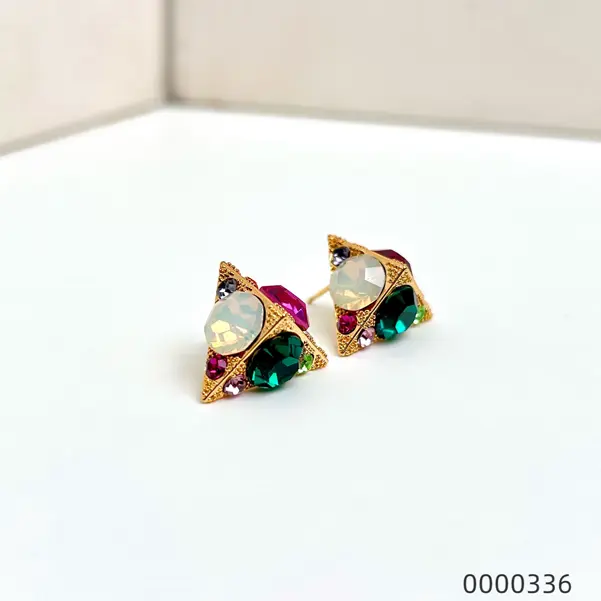 earrings-wholesale-fashion-geometric-stud-earrings--C Earrings wholesale fashion geometric stud earrings / 0000336