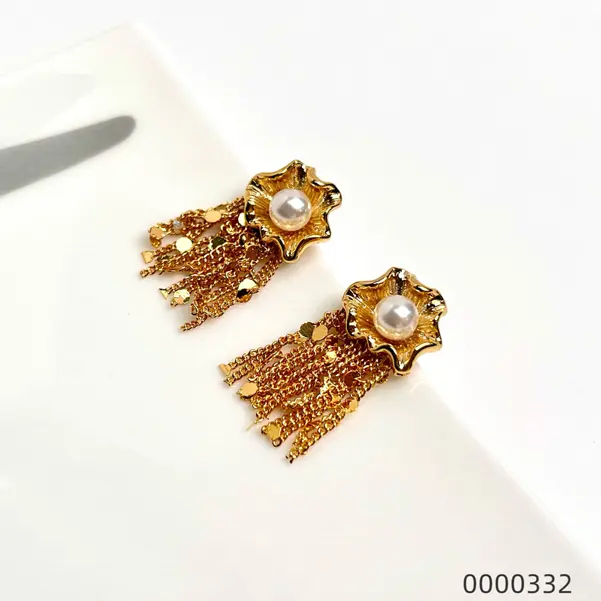 fashion-earrings-Wholesale-fringe-pearl-stud-earrings fashion-earrings-Wholesale-fringe-pearl-stud-earrings