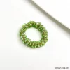 Green wholesale stylish crystal scrunchie / 0000294-05