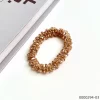 Orange wholesale stylish crystal scrunchie / 0000294-03
