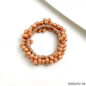 orange-wholesale-stylish-pearl-scrunchie