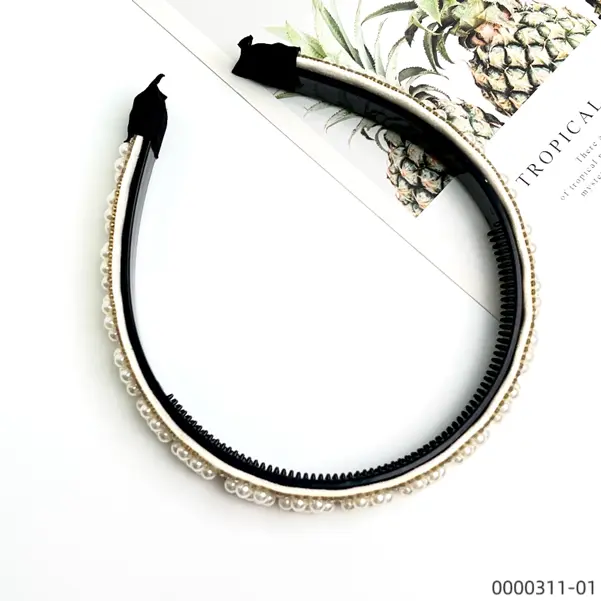 pearl-hairband-wholesale-supplier-hair-accessories--B Pearl hairband wholesale supplier hair accessories / 0000311-01