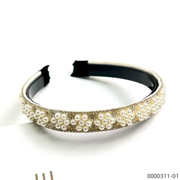 pearl-hairband-wholesale-supplier-hair-accessories--C Pearl hairband wholesale supplier hair accessories / 0000311-01