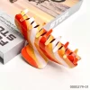 Stylish colorful orange smooth surface design wholesale claw clip / 0000279-01