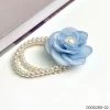 stylish-small-fresh-wholesale-blue-flower-pearl-beading-hair-tie