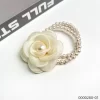 stylish-small-fresh-wholesale-yellow-flower-pearl-beading-hair-tie