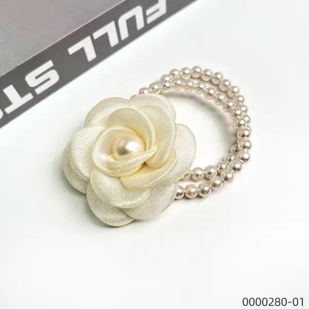 stylish-small-fresh-wholesale-yellow-flower-pearl-beading-hair-tie stylish-small-fresh-wholesale-yellow-flower-pearl-beading-hair-tie