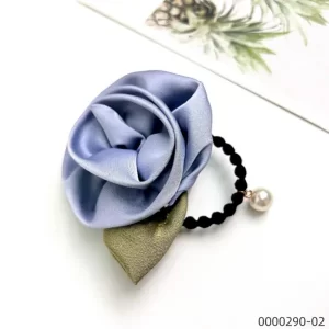 stylish-smallfresh-Korean-style-rose-blue-hair-tie