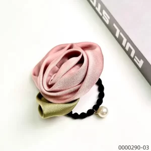 stylish-smallfresh-Korean-style-rose-pink-hair-tie