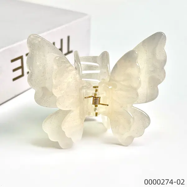 wholesale-claw-clip-butterfly-hair-accessory--B Wholesale claw clip butterfly hair accessory / 0000274-02