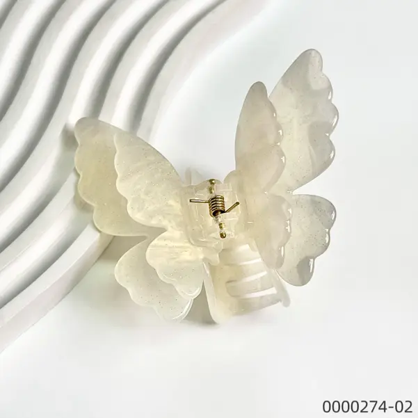 wholesale-claw-clip-butterfly-hair-accessory--C Wholesale claw clip butterfly hair accessory / 0000274-02