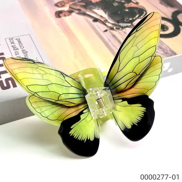 wholesale-three-dimensional-butterfly-claw-clip-supplier--B Wholesale three dimensional butterfly claw clip supplier / 0000277-01