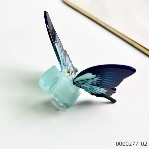 wholesale-three-dimensional-butterfly-claw-clip-supplier--B Wholesale three dimensional butterfly claw clip supplier / 0000277-02