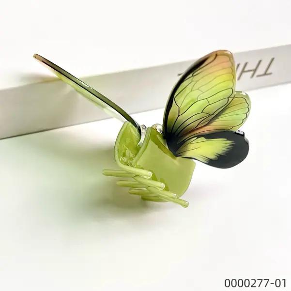 wholesale-three-dimensional-butterfly-claw-clip-supplier--C Wholesale three dimensional butterfly claw clip supplier / 0000277-01
