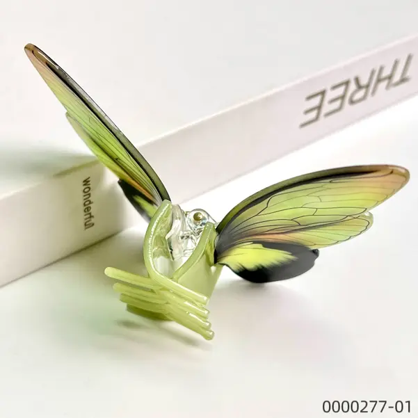 wholesale-three-dimensional-butterfly-claw-clip-supplier--D Wholesale three dimensional butterfly claw clip supplier / 0000277-01