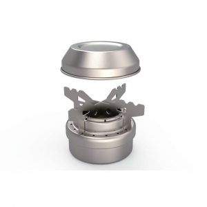 Titanium Alcohol Stove + Titanium Cross Bracket-WST012+Ta6215-1